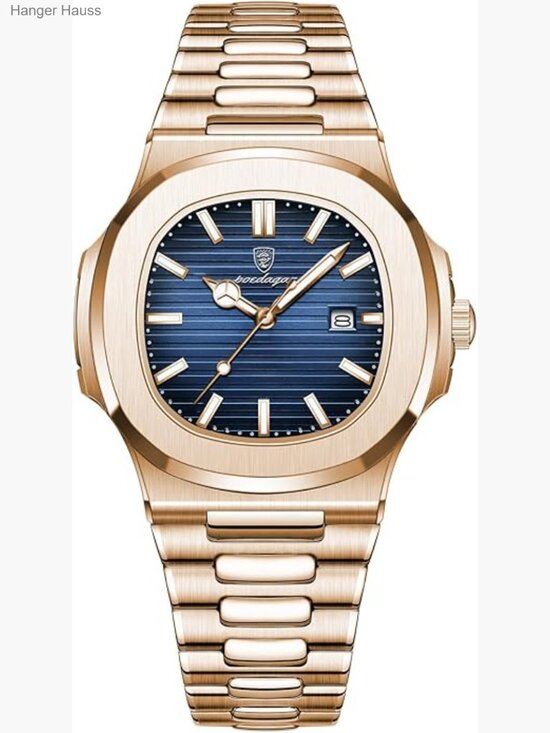Other - Men's Quartz Analog Watch Stainless Steel Bracelet Luminous Hands Water